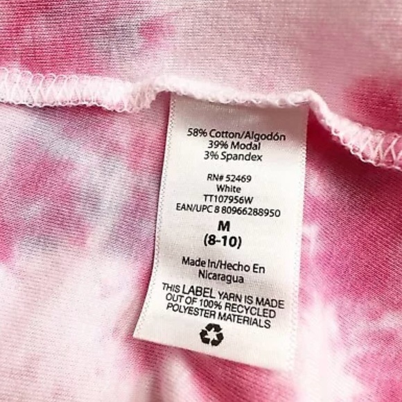 Time And Tru Tank Top M Medium 8 10 Retro UpCycled Tie Dye Sleeveless - Picture 4 of 4